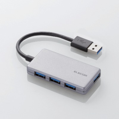 4포트 컴팩트 USB 3.0 허브 실버 U3H-A416BSV