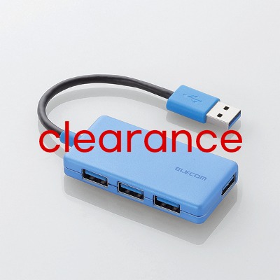 4포트 컴팩트 USB 3.0 허브 블루 U3H-A416BBU